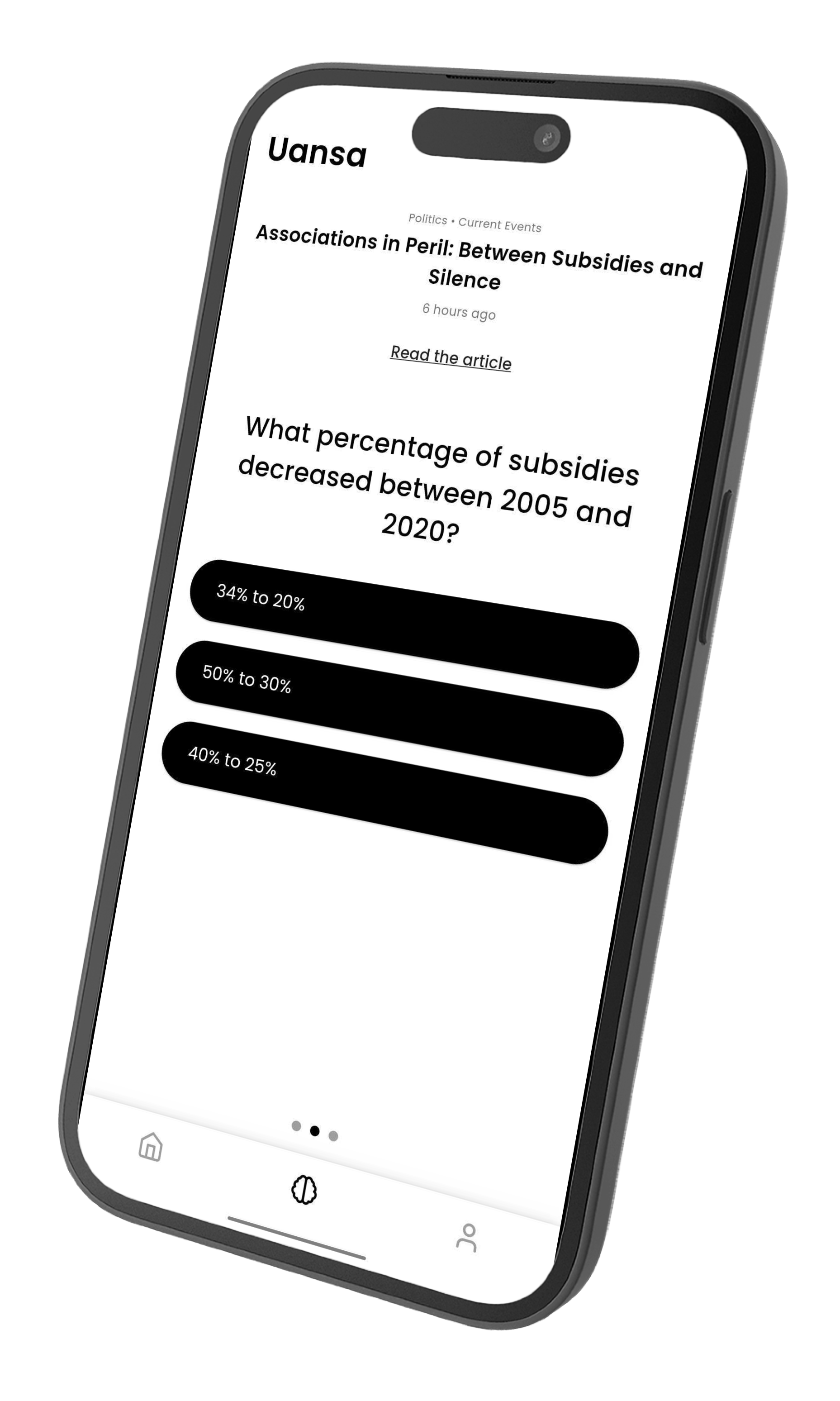Uansa App Screenshot
